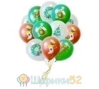 Облако шаров "Новый Год" 50 шт