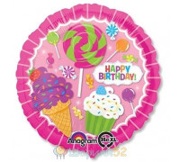 Шар 18" HB Лавка сладостей