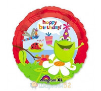 Шар 18" HB Лягушка и жуки