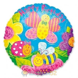 Шар 18" HB Веселые букашки