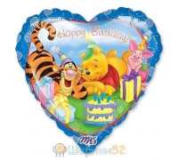 Шар 18" HB Винни, Тигра и Пятачок