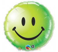 Шар 18" Улыбка Изумрудный