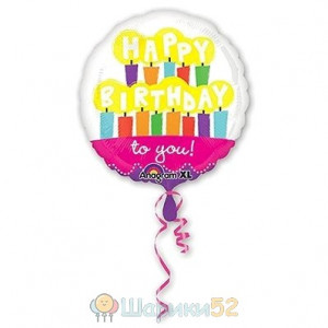 Шар 21" HB Свечи