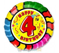 Шарик 18" HB Цифра 4