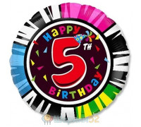 Шарик 18" HB Цифра 5