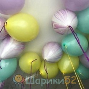 Шары под потолок «Травяная поляна» 50 шт